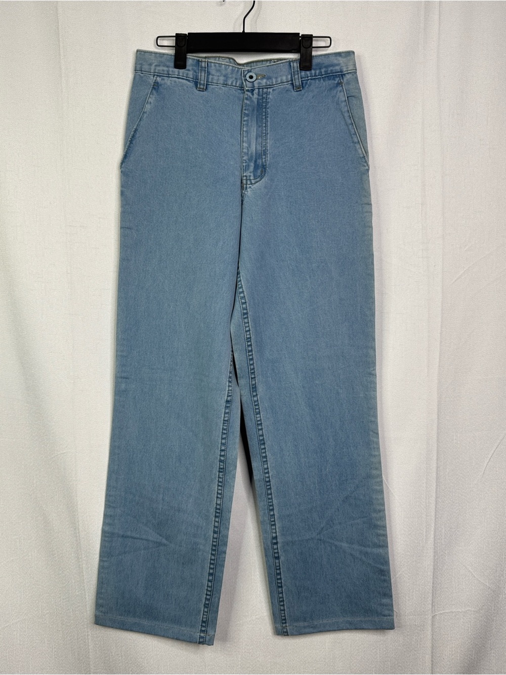 588. Point Blank Classic Light Blue Straight-Leg Jeans for Women Medium